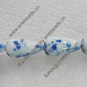 Ceramics Beads, 24x12mm Hole:1.5mm, Sold by Bag