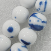 Ceramics Beads, Round 12mm Hole:2mm, Sold by Bag