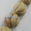 Ceramics Beads, Round 30mm Hole:5mm, Sold by Bag