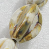 Ceramics Beads, 30x20mm Hole:3mm, Sold by Bag