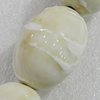 Ceramics Beads, Oval 34x24mm Hole:4.5mm, Sold by Bag