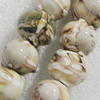 Ceramics Beads, 15mm Hole:2mm, Sold by Bag