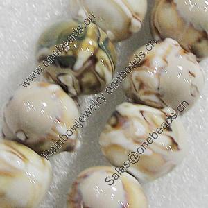 Ceramics Beads, 15mm Hole:2mm, Sold by Bag
