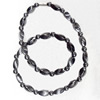 Magnetic Hematite Necklace，Lengh Approx:17.7 Inch, Sold by Strand