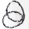 Magnetic Hematite Necklace，Lengh Approx:17.7 Inch, Sold by Strand