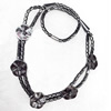 Magnetic Hematite Necklace，18mm, Lengh Approx:17.7 Inch, Sold by Strand