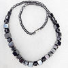 Magnetic Hematite Necklace，Lengh Approx:17.7 Inch, Sold by Strand