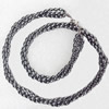 Non-Magnetic Hematite Necklace，3x5mm, Lengh Approx:17.7 Inch, Sold by Strand