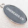 Zinc Alloy Enamel Pendant, Nickel-free & Lead-free, Grade A 12x25mm, Sold by PC  