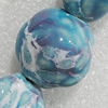 Ceramics Beads, Flower 21mm Hole:2.5mm, Sold by Bag