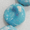 Ceramics Beads, Nugget 32x32mm Hole:3.5mm, Sold by Bag