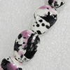 Ceramics Beads, Nugget 22x16mm Hole:1.5mm, Sold by Bag