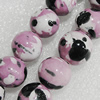 Ceramics Beads, Round 8mm Hole:1.8mm, Sold by Bag