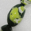 Ceramics Beads, 25x16mm Hole:3.5mm, Sold by Bag