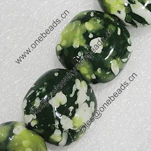 Ceramics Beads, Square 28mm Hole:4.5mm, Sold by Bag