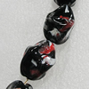 Ceramics Beads, 21x15mm Hole:2.5mm, Sold by Bag