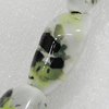Ceramics Beads, Nugget 28x13mm Hole:2mm, Sold by Bag