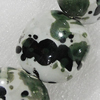 Ceramics Beads, Square 27mm Hole:4.5mm, Sold by Bag