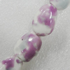 Ceramics Beads, Nugget 23x17mm Hole:2.5mm, Sold by Bag