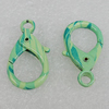 Zinc Alloy Lobster Claw Clasp, 36x24mm Hole:4mm, Sold by Bag