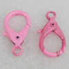 Zinc Alloy Lobster Claw Clasp, 32x18mm Hole:3.5mm, Sold by Bag