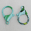 Zinc Alloy Lobster Claw Clasp, 36x24mm Hole:4mm, Sold by Bag