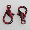 Zinc Alloy Lobster Claw Clasp, 28x16mm Hole:3mm, Sold by Bag