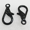 Zinc Alloy Lobster Claw Clasp, 28x16mm Hole:3mm, Sold by Bag