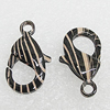 Copper Lobster Claw Clasp, 19x11mm Hole:2.5mm, Sold by Bag