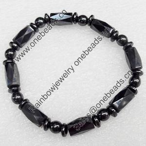 Magnetic Bracelet, width Approx:7mm, Length Approx:7.7-inch, Sold by Strand