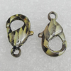 Copper Lobster Claw Clasp, 19x11mm Hole:2.5mm, Sold by Bag