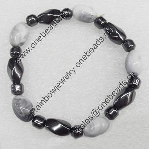 Magnetic Bracelet, width Approx:7mm, Length Approx:7.1-inch, Sold by Strand