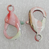 Copper Lobster Claw Clasp, 19x11mm Hole:2.5mm, Sold by Bag