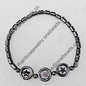 NO-Magnetic Bracelet, Lengh About:7.5-Inch, Sold by Strand