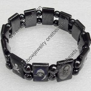 Nonmagnetic Bracelet, width Approx:18mm, Length Approx:7.1-inch, Sold by Strand