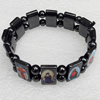 Nonmagnetic Bracelet, width Approx:18mm, Length Approx:7.1-inch, Sold by Strand