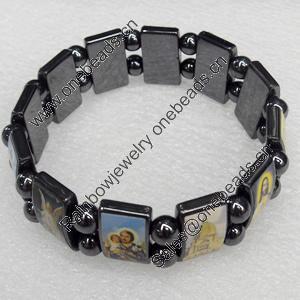 Nonmagnetic Bracelet, width Approx:18mm, Length Approx:7.1-inch, Sold by Strand