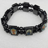 Nonmagnetic Bracelet, width Approx:18mm, Length Approx:7.1-inch, Sold by Strand