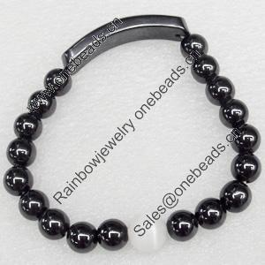 Magnetic Bracelet, width Approx:9mm, Length Approx:7.1-inch, Sold by Strand