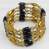 Magnetic Bracelet, width Approx:27mm, Length Approx:5.5-inch, Sold by Strand