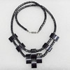 Non-Magnetic Hematite Necklace, Lengh Approx:17.7-inch, Sold by Strand