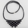 Non-Magnetic Hematite Necklace, Lengh Approx:17.7-inch, Sold by Strand