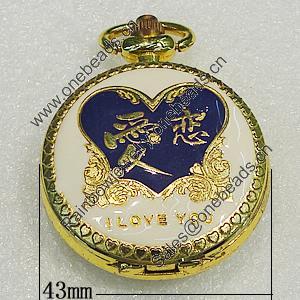 Pocket Watch, Watch:about 43mm, Sold by PC