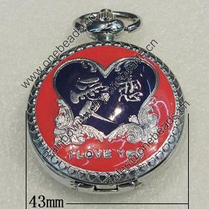 Pocket Watch, Watch:about 43mm, Sold by PC