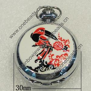 Pocket Watch, Watch:about 30mm, Sold by PC