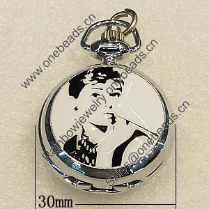 Pocket Watch, Watch:about 30mm, Sold by PC