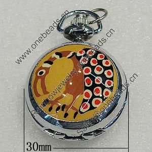 Pocket Watch, Watch:about 30mm, Sold by PC