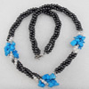 Nonmagnetic Hematite Necklace, Length Approx:17.7-inch, Sold by Strand