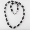 Nonmagnetic Hematite Necklace, Length Approx:17.7-inch, Sold by Strand
