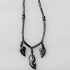 Nonmagnetic Hematite Necklace, Length Approx:17.7-inch, Sold by Strand